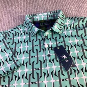 William Murray Golf Crash Landing Polo Shirt Mens‎ Medium Short Sleeve NWT